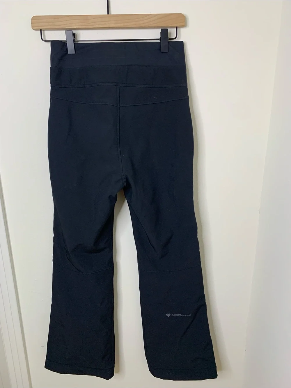 Obermeyer pants ski girls 10/12 Black Flare “Jolie” style 35023 Zip Pockets